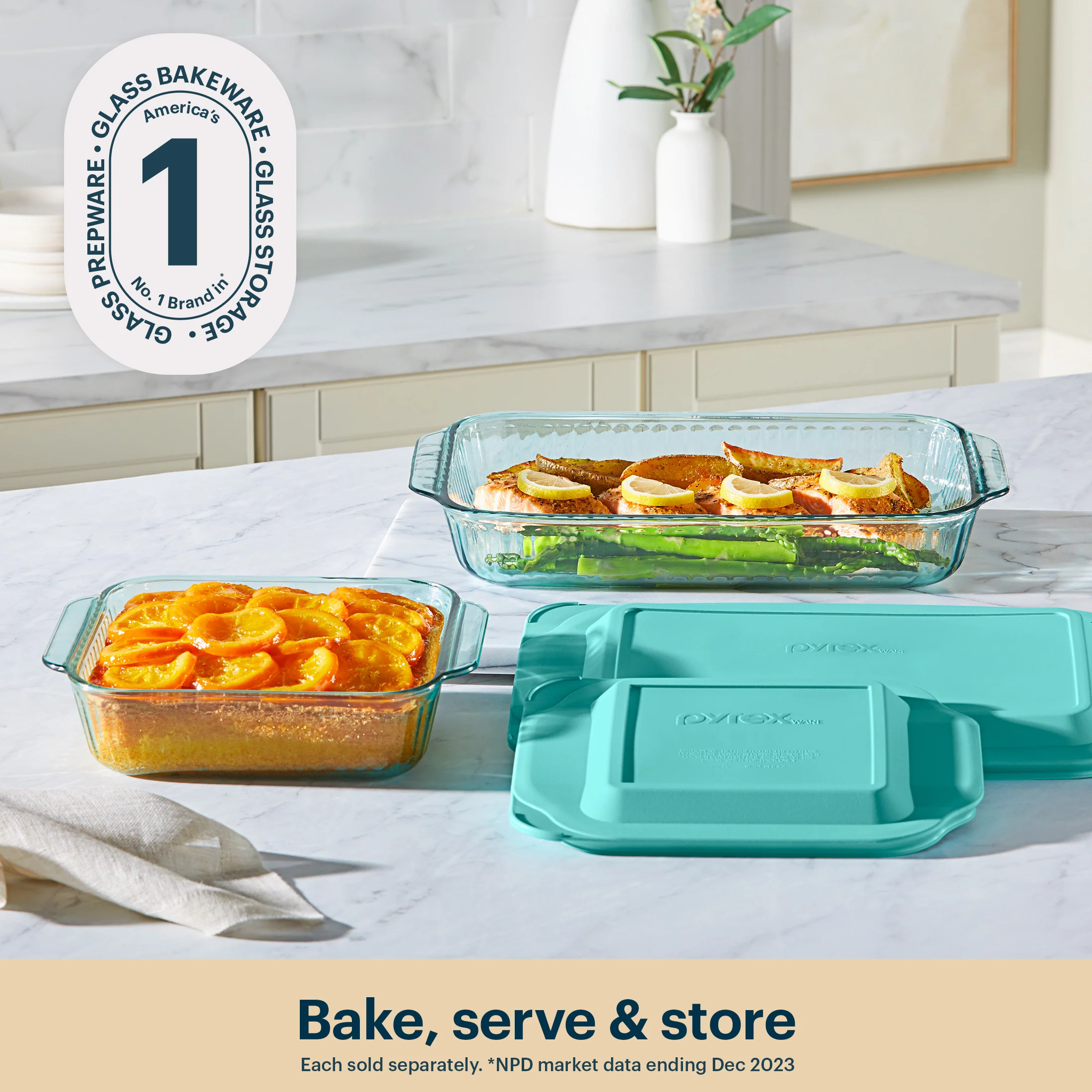 0-pyrex-sculpted-tinted-glass-8-square-baking-dish-with-lid-aqua-3.webp Pyrex® Sculpted Tinted Glass 8" Square Baking Dish with Lid, Aqua