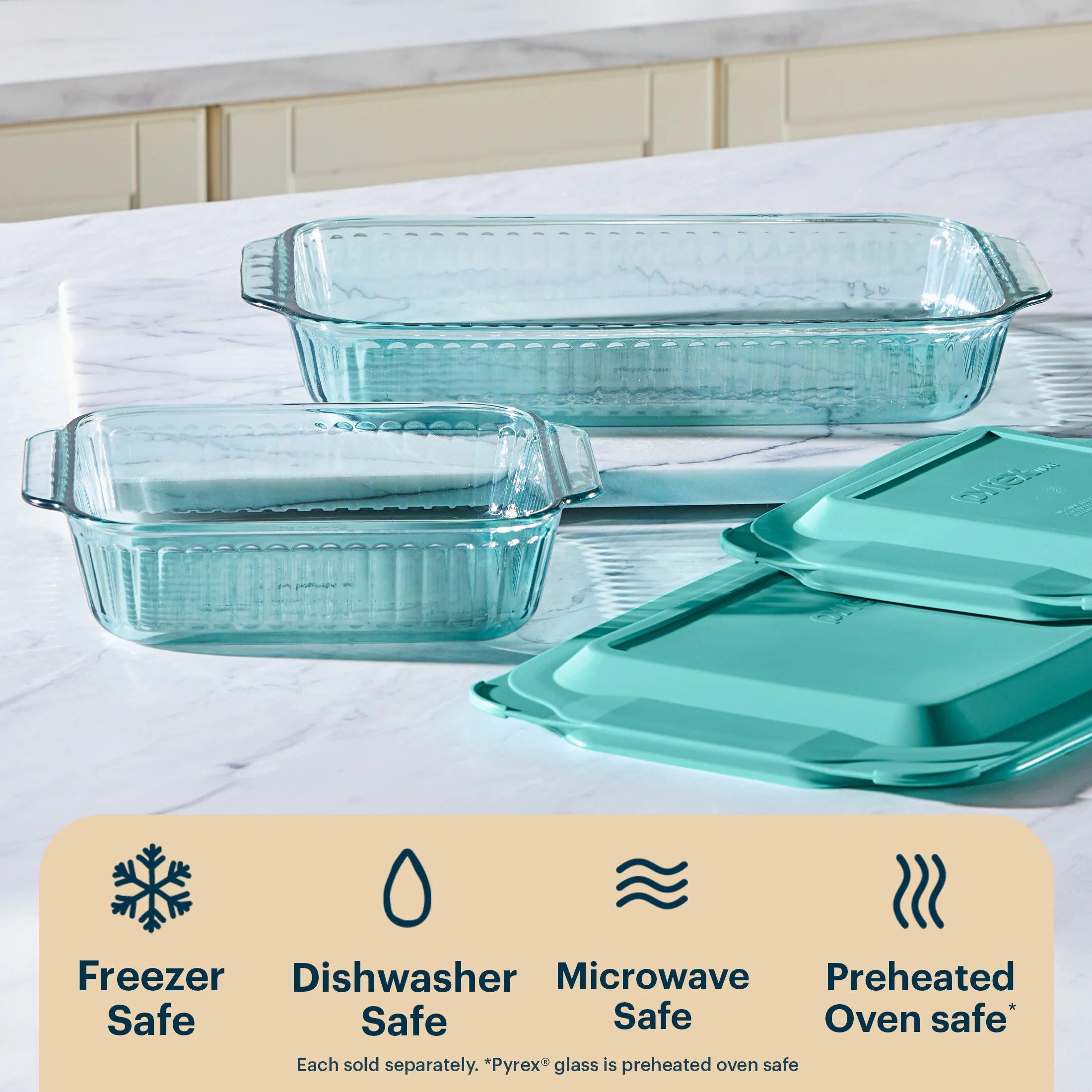 0-pyrex-sculpted-tinted-glass-8-square-baking-dish-with-lid-aqua-4.webp Pyrex® Sculpted Tinted Glass 8" Square Baking Dish with Lid, Aqua