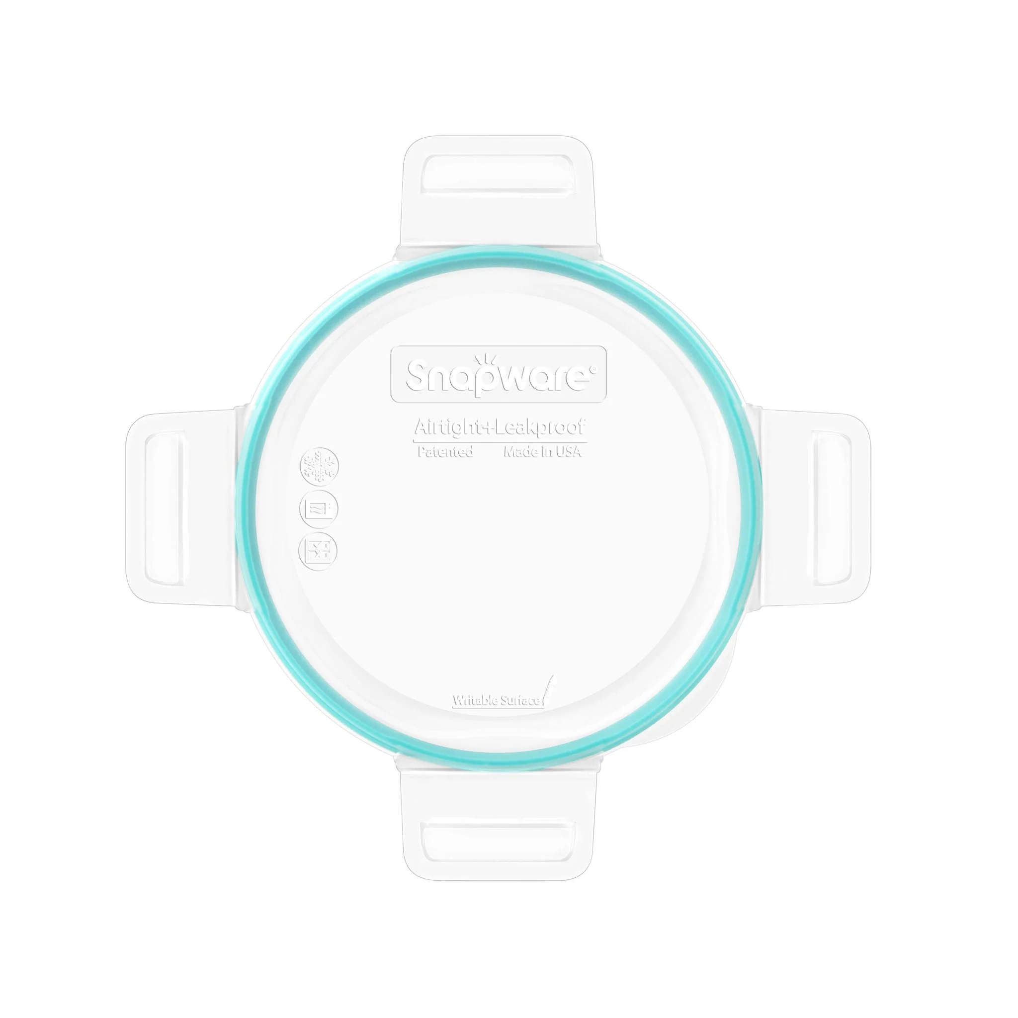 103-snapware-total-solution-medium-round-plastic-lid-with-teal-seal-1.webp Snapware® Total Solution® Medium Round Plastic Lid with Teal Seal