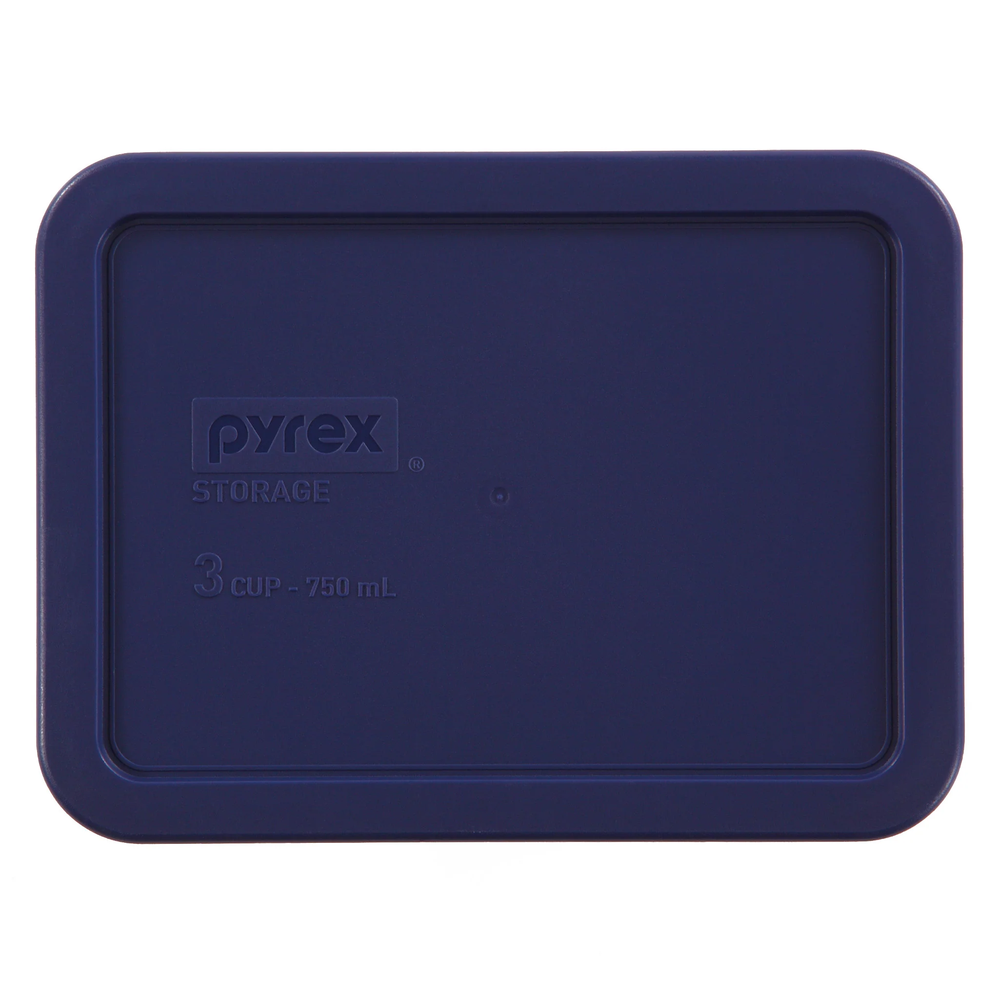 Pyrex® Blue Lid for 3-cup Rectangular Food Storage Container