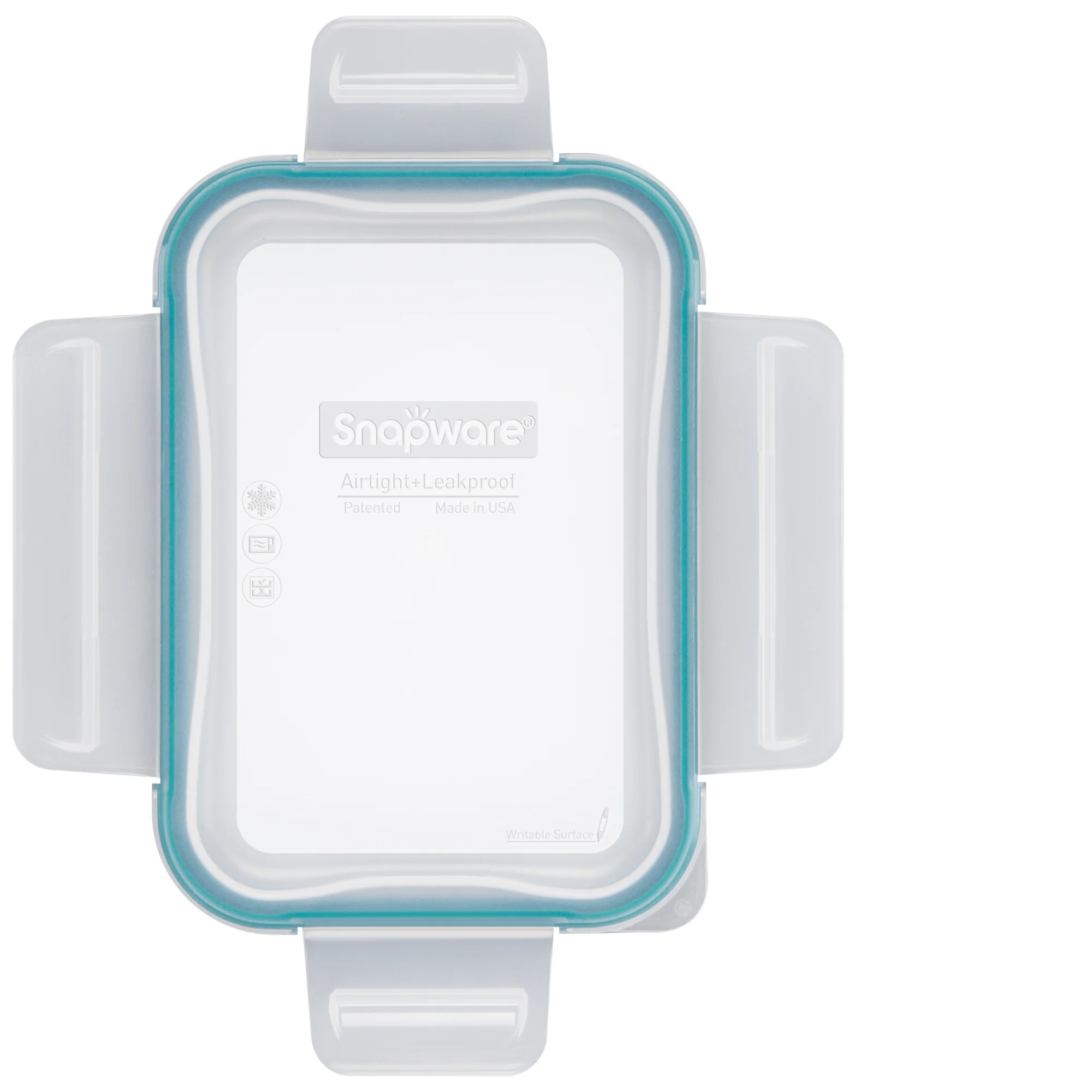 Snapware® Total Solution® Small Rectangle Plastic Lid with Green Seal