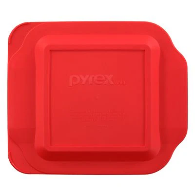 112-pyrex-red-lid-for-8-square-glass-baking-dish-1.webp Pyrex® Red Lid for 8" Square Glass Baking Dish
