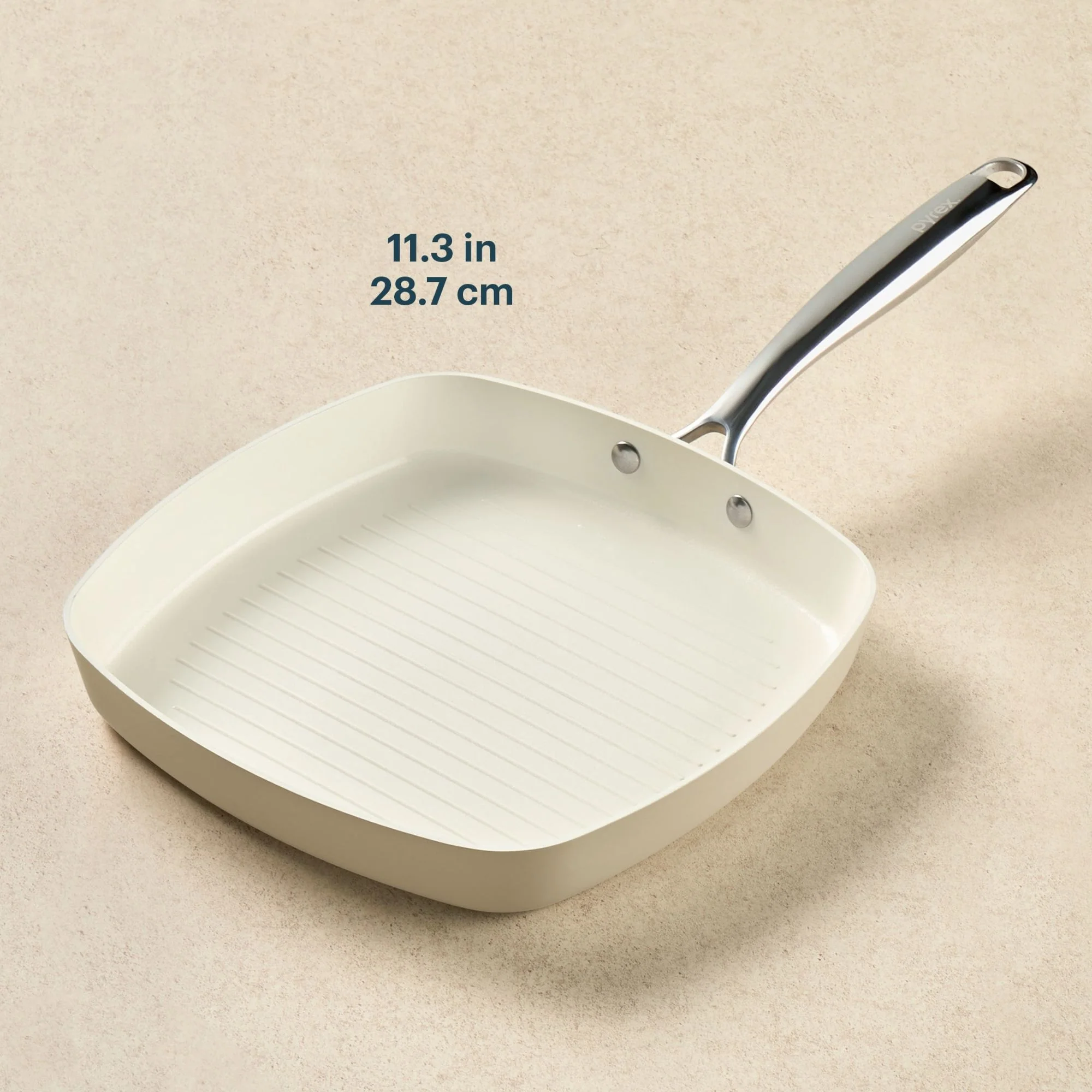 12-pyrex-ceramic-cookware-11.3-in-grill-pan-2.webp Pyrex® Ceramic Cookware 11.3-in Grill Pan
