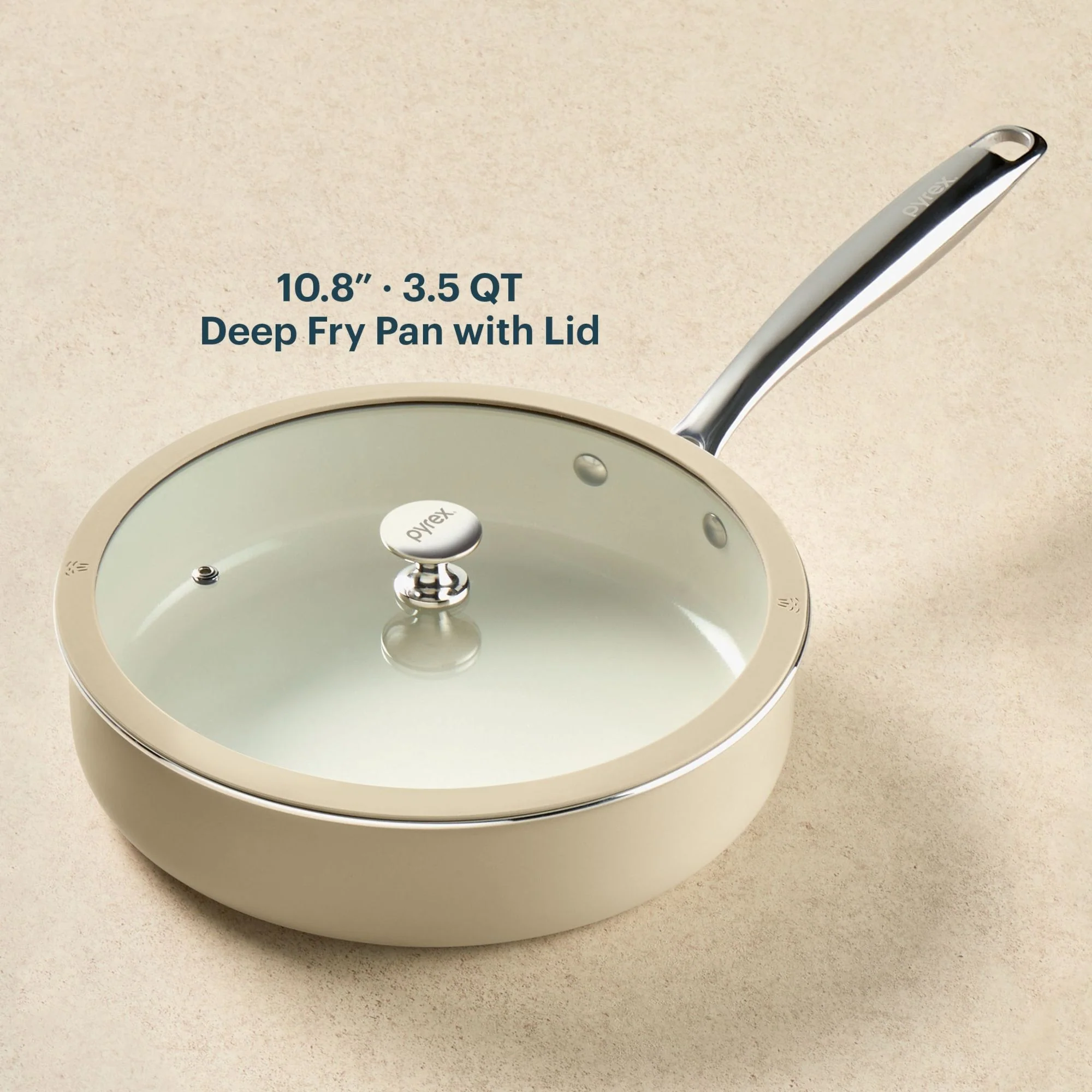 13-pyrex-ceramic-cookware-10.8-in-3.5qt-deep-fry-pan-with-lid-2.webp Pyrex® Ceramic Cookware 10.8-in/3.5qt Deep Fry Pan with Lid