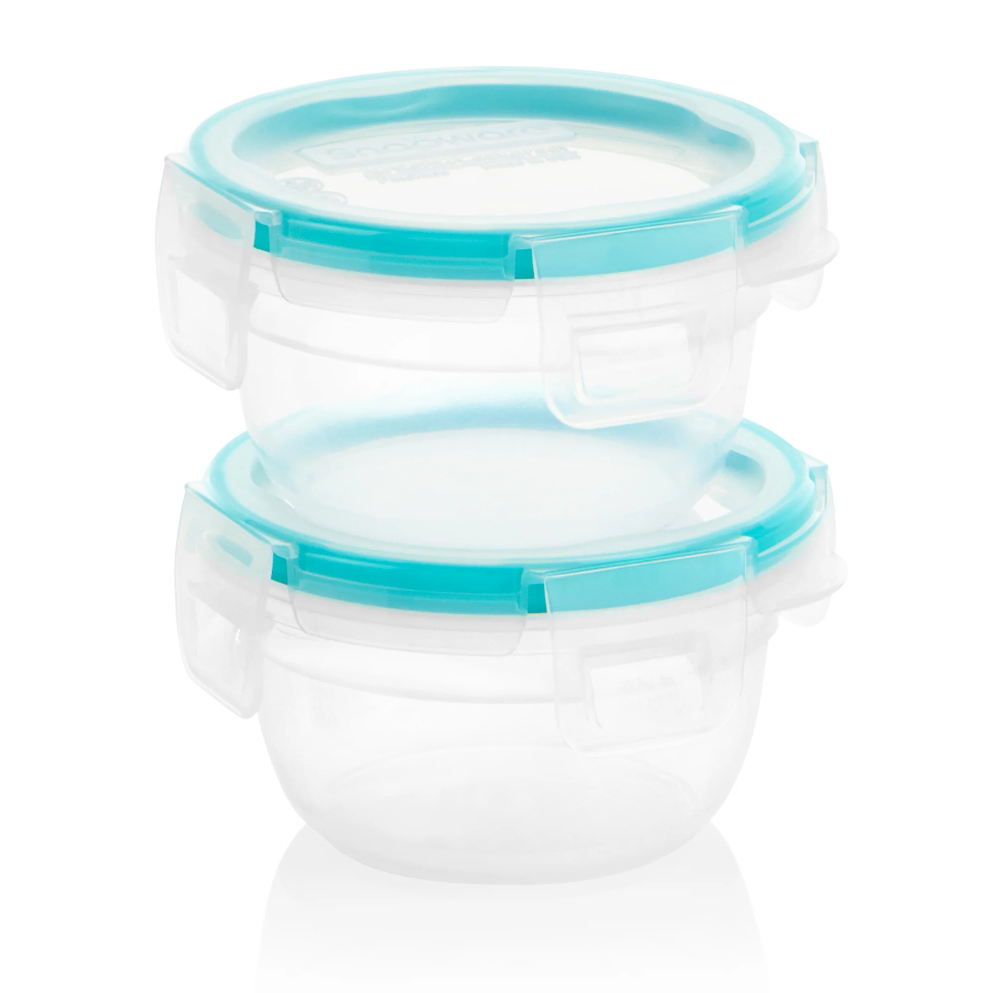 Snapware® Total Solution® 2-pack Plastic Food Storage Container Set with Aqua Lids