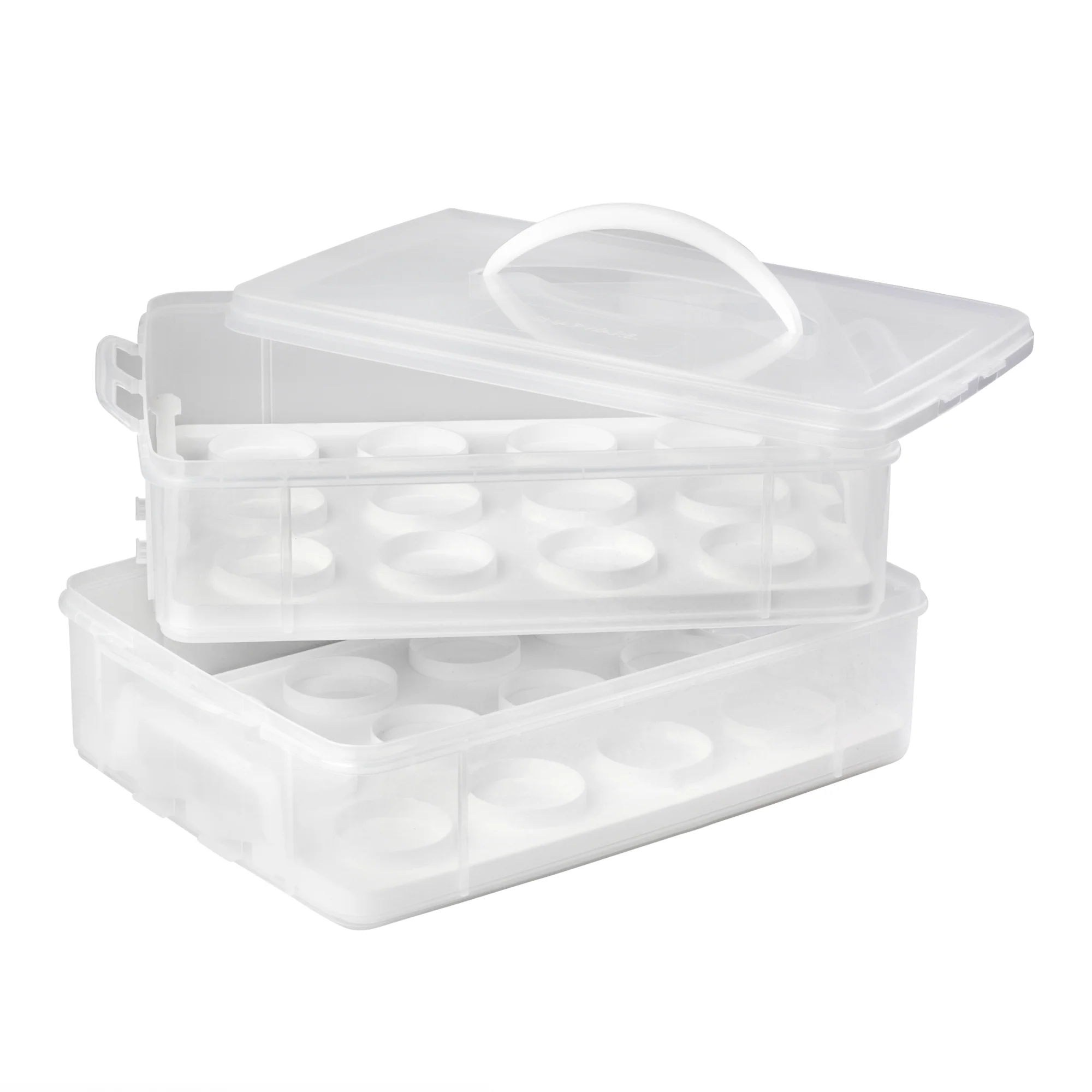 Snapware® Snap 'N Stack Enter-Tainers 2-Layer Cookie, Cake & Brownie Carrier