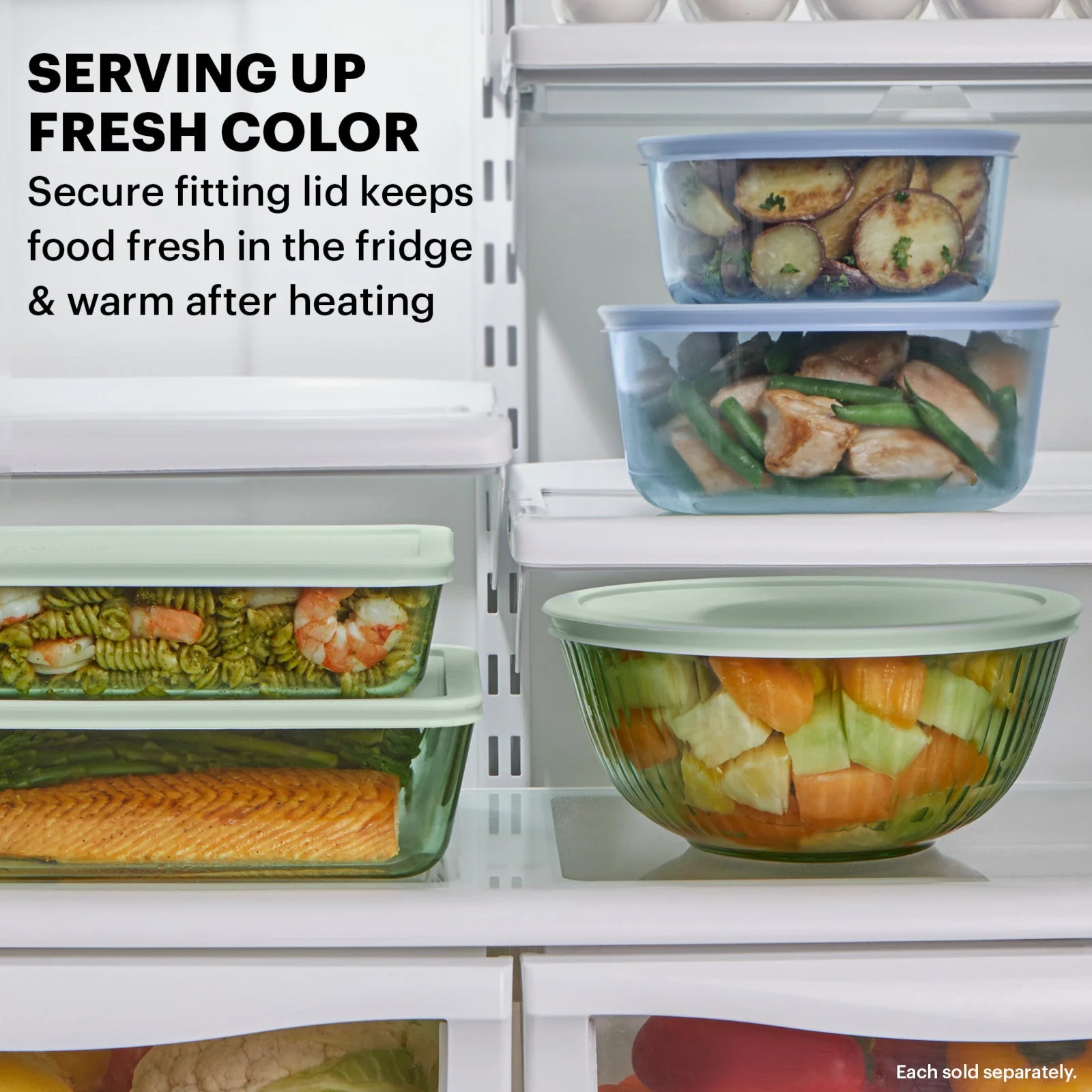 195-pyrex-colors-sculpted-tinted-2.3-quart-mixing-bowl-with-lid-green-4.webp Pyrex® Colors Sculpted Tinted 2.3-quart Mixing Bowl with Lid, Green