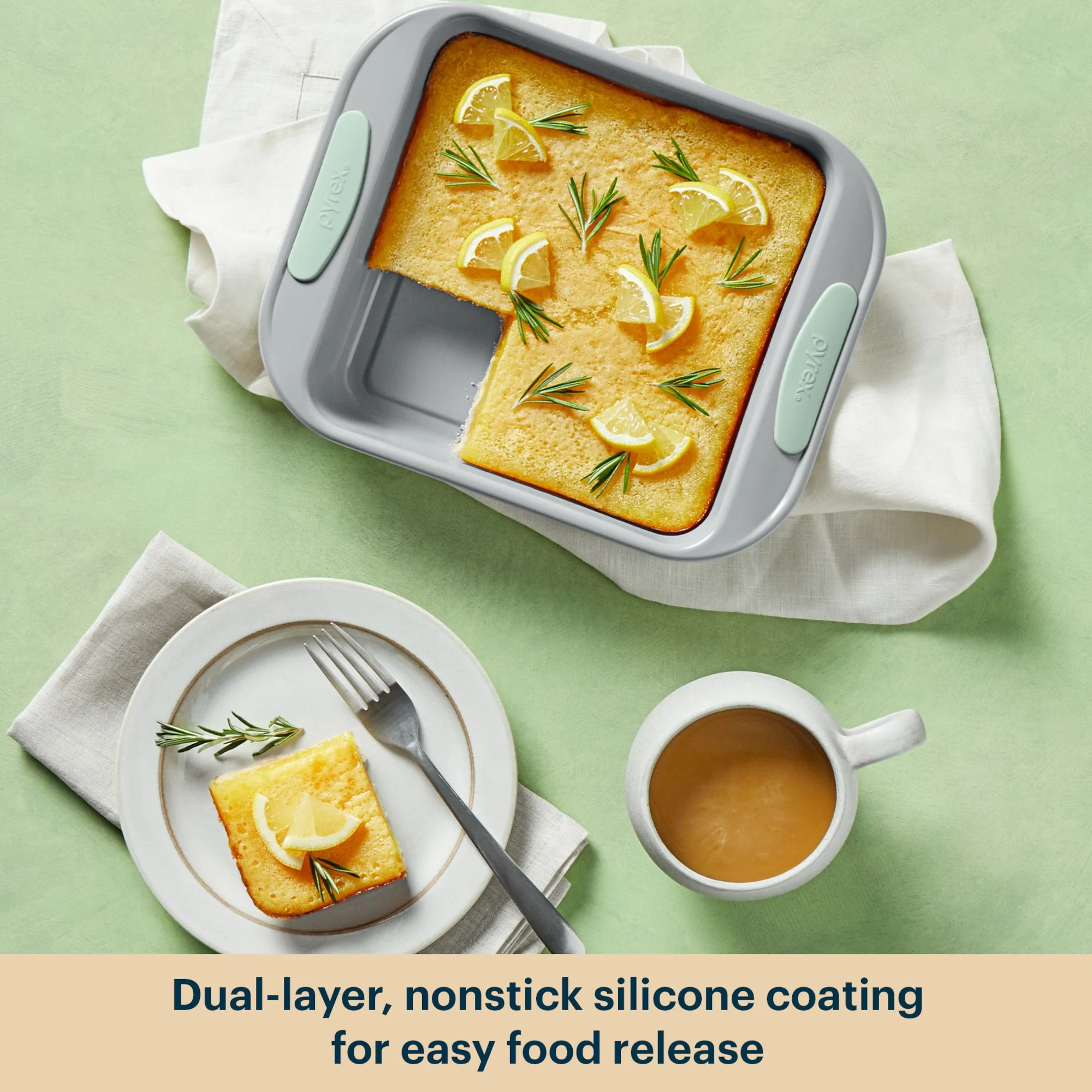 22-pyrex-metal-bakeware-8-piece-set-in-sage-4.webp Pyrex® Metal Bakeware 8-Piece Set in Sage