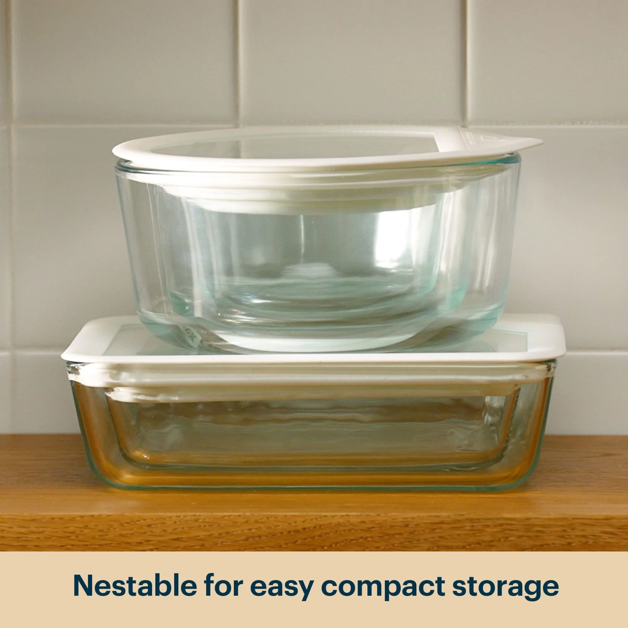 Pyrex® Ultimate 10-Piece Glass Storage Set with Glass Lids
