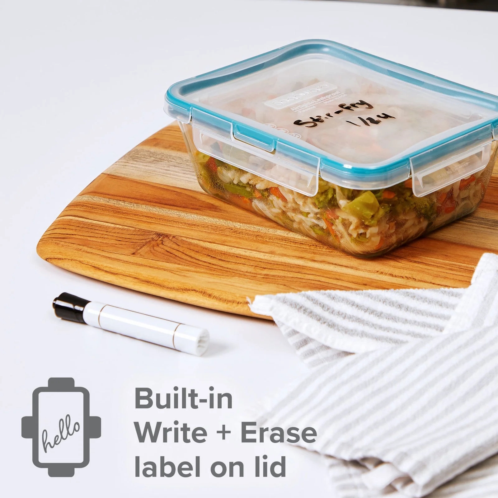 264-snapware-total-solution-pyrex-glass-8-cup-rectangle-food-storage-with-plastic-lid-4.webp Snapware® Total Solution® Pyrex® Glass 8-cup Rectangle Food Storage with Plastic Lid