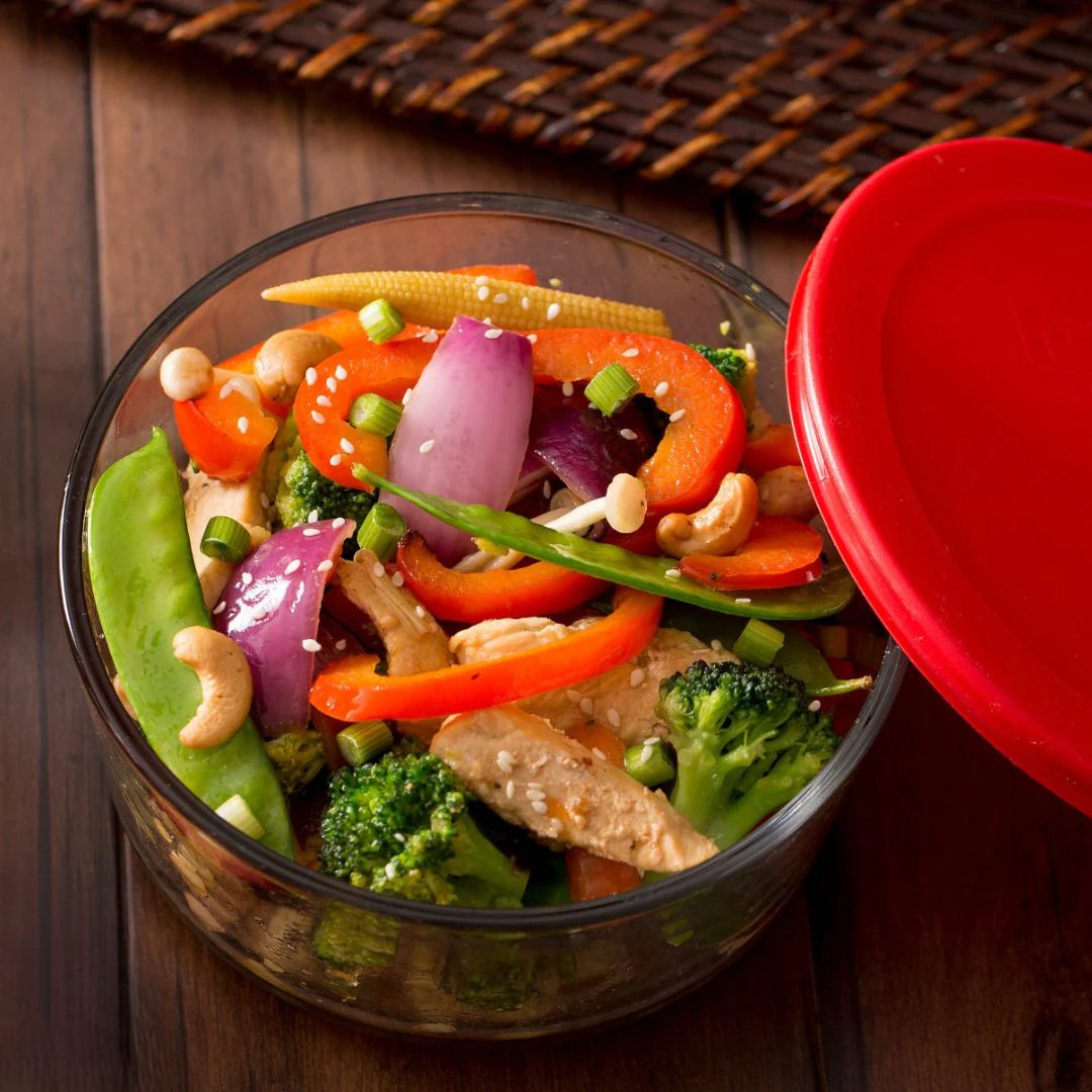 Pyrex® Simply Store® 2-cup Glass Food Storage Container with Red Lid