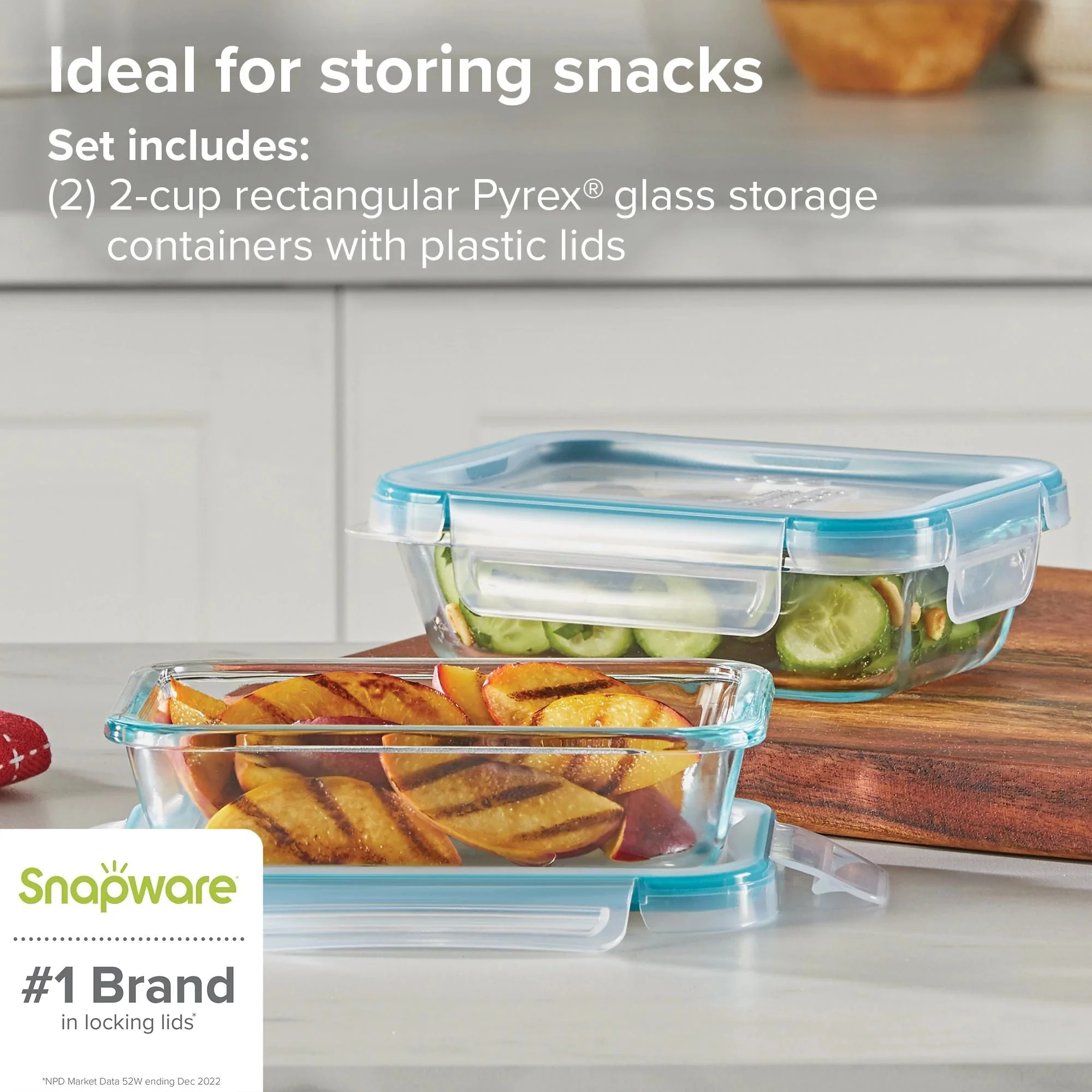54-snapware-total-solution-pyrex-4-piece-glass-storage-set-with-plastic-lids-3.webp Snapware® Total Solution® Pyrex® 4-piece Glass Storage Set with Plastic Lids