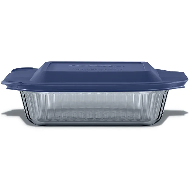 67-pyrex-colors-sculpted-tinted-8-square-baking-dish-with-plastic-lid-smoke-1.webp Pyrex® Colors Sculpted Tinted 8" Square Baking Dish with Plastic Lid, Smoke