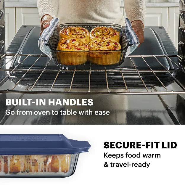 67-pyrex-colors-sculpted-tinted-8-square-baking-dish-with-plastic-lid-smoke-4.jpg Pyrex® Colors Sculpted Tinted 8" Square Baking Dish with Plastic Lid, Smoke
