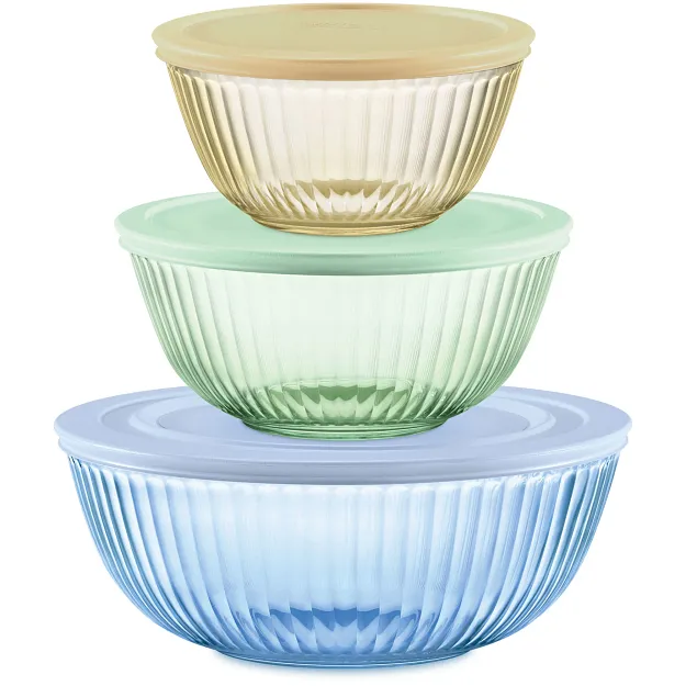 82-pyrex-colors-sculpted-tinted-6-piece-mixing-bowl-set-1.webp Pyrex® Colors Sculpted Tinted 6-piece Mixing Bowl Set