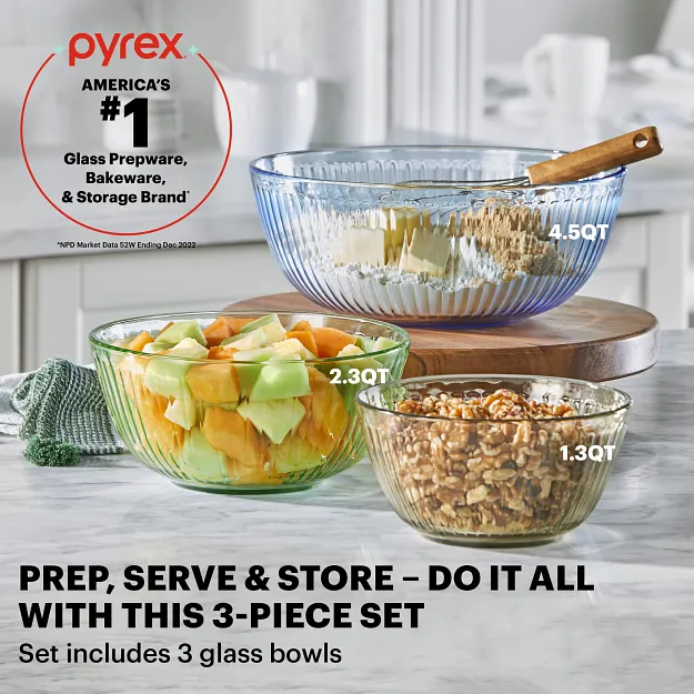 94-pyrex-colors-sculpted-tinted-3-piece-mixing-bowl-set-2.webp Pyrex® Colors Sculpted Tinted 3-piece Mixing Bowl Set