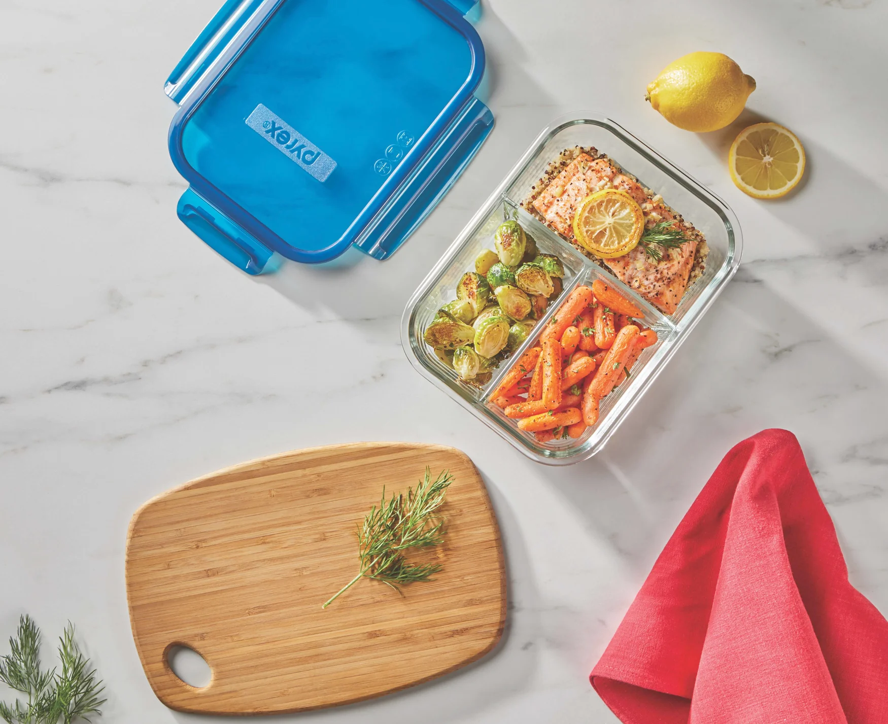 Pyrex Mealbox Label Medium 3 Compartment 2021 01 18